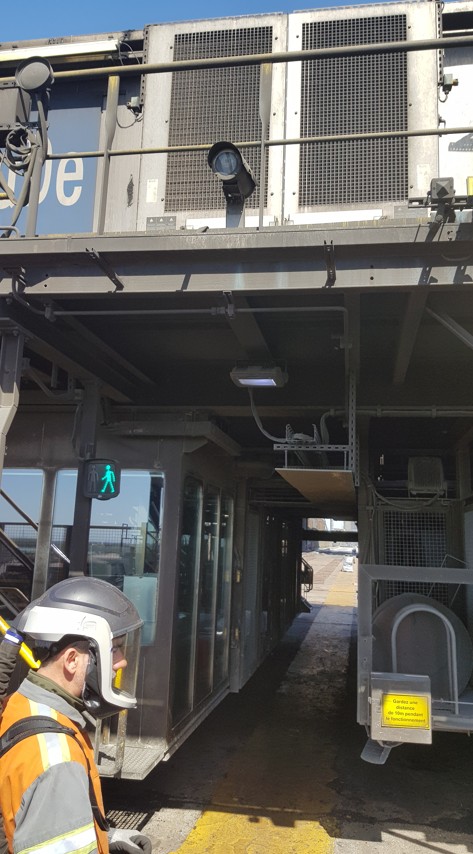 Operator detection area